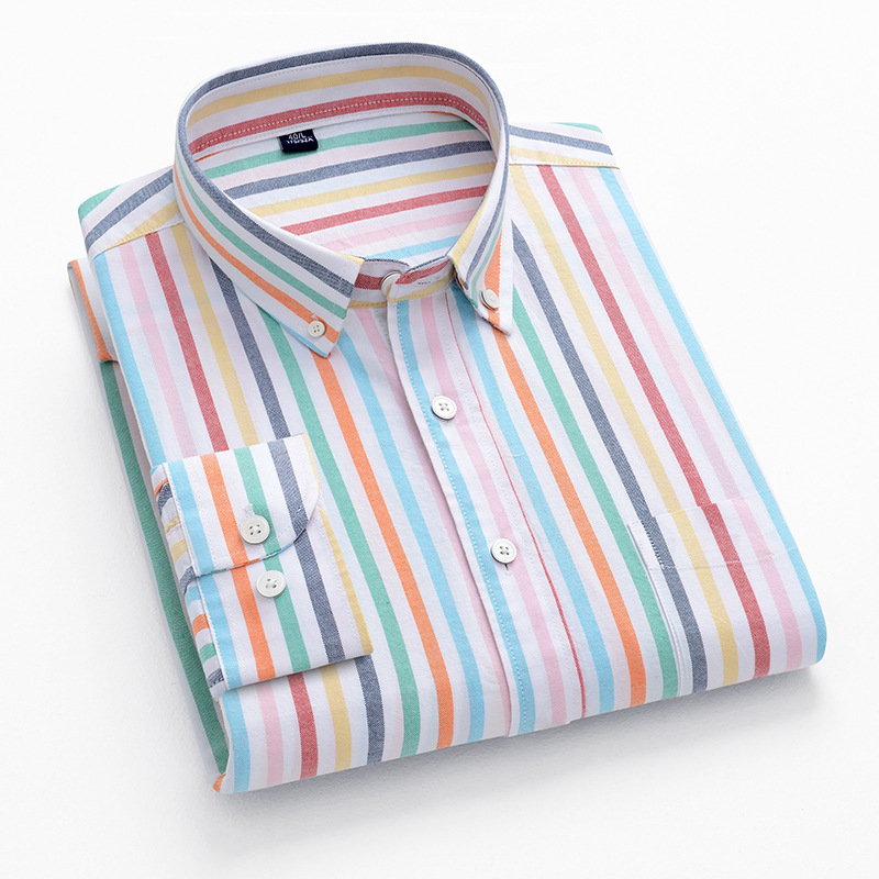 5XL Oxford 100 % Cotton Long S - Oxford Cotton Casual Shirt Business recension och pris