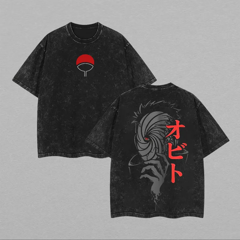 Naruto Shisui Uchiha T Shirt M - Acid Wash Vintage Graphic T Shirt recension och pris