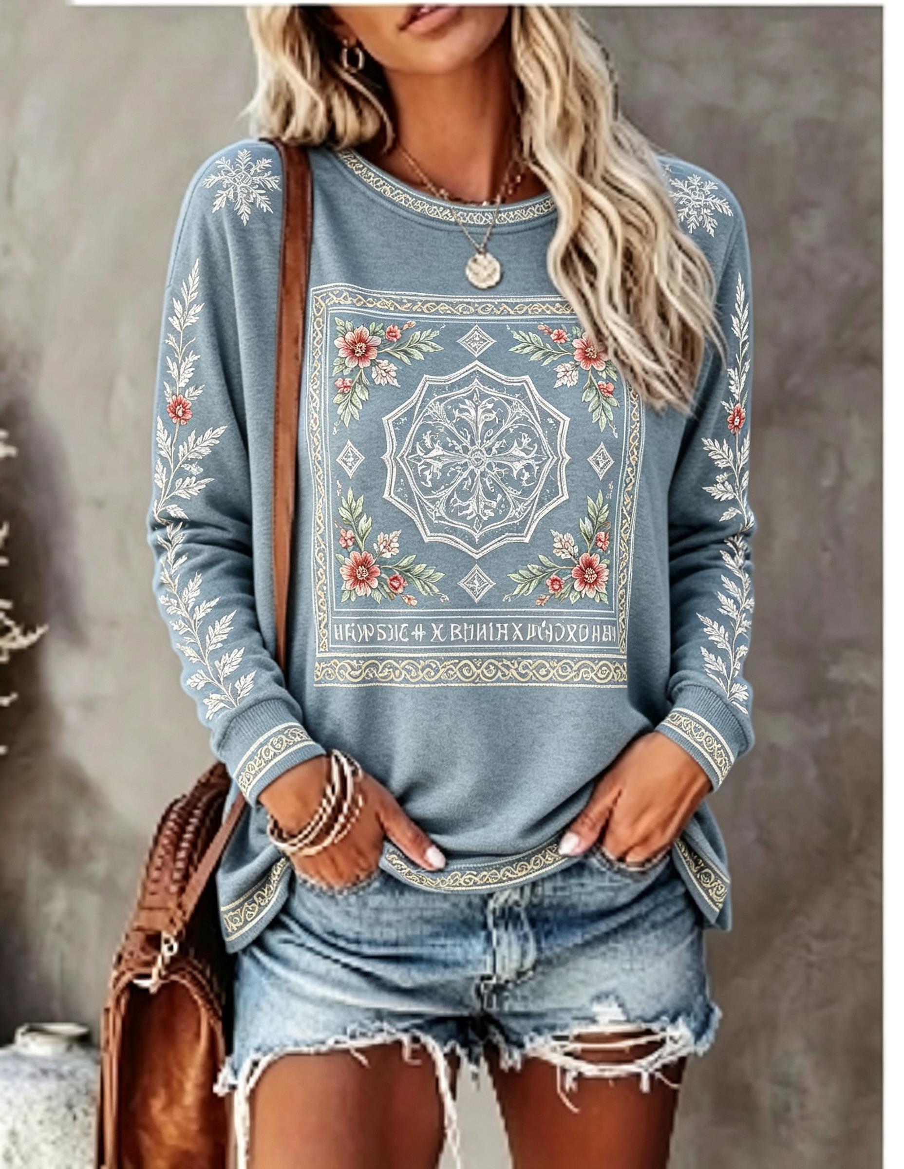 Women Crew Neck Long Sleeve T‑ - T-Shirts recension och pris