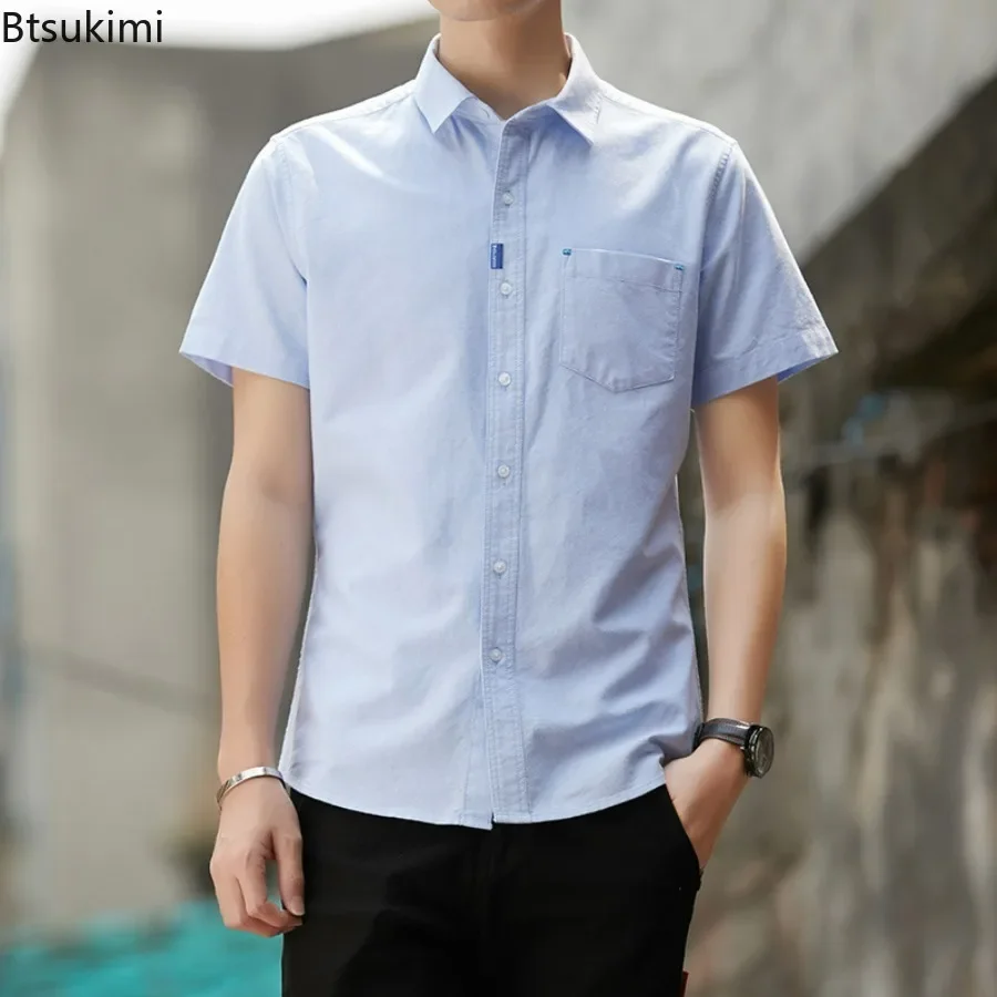 2026 Men's Casual 100% Cotton  - Oxford Cotton Casual Shirt Business recension och pris