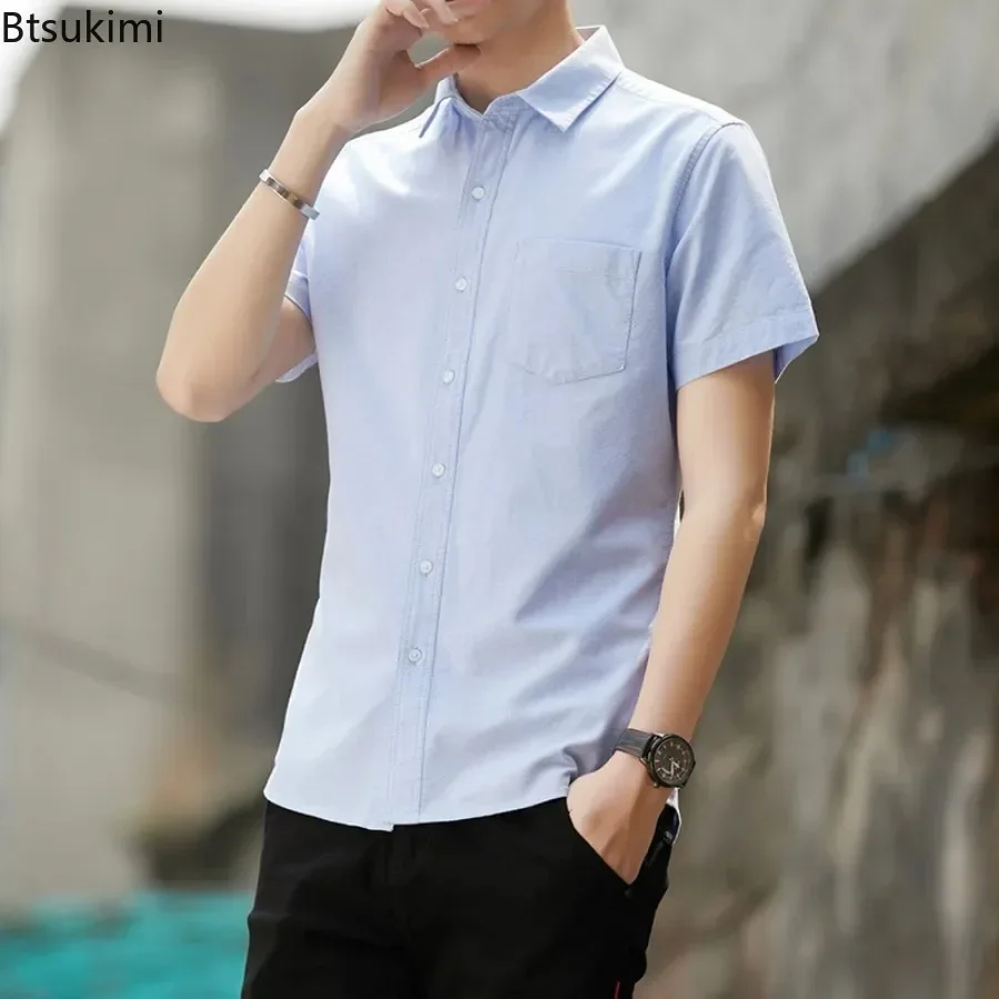 2026 Men's Casual 100% Cotton  - Oxford Cotton Casual Shirt Business recension och pris