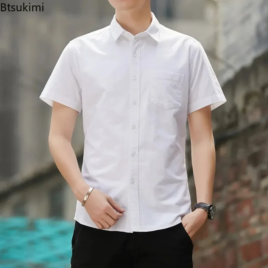 2026 Men's Casual 100% Cotton  - Oxford Cotton Casual Shirt Business recension och pris