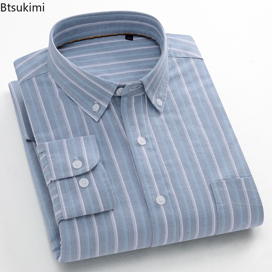 High Quality 100% Cotton Oxfor - Oxford Cotton Casual Shirt Business recension och pris